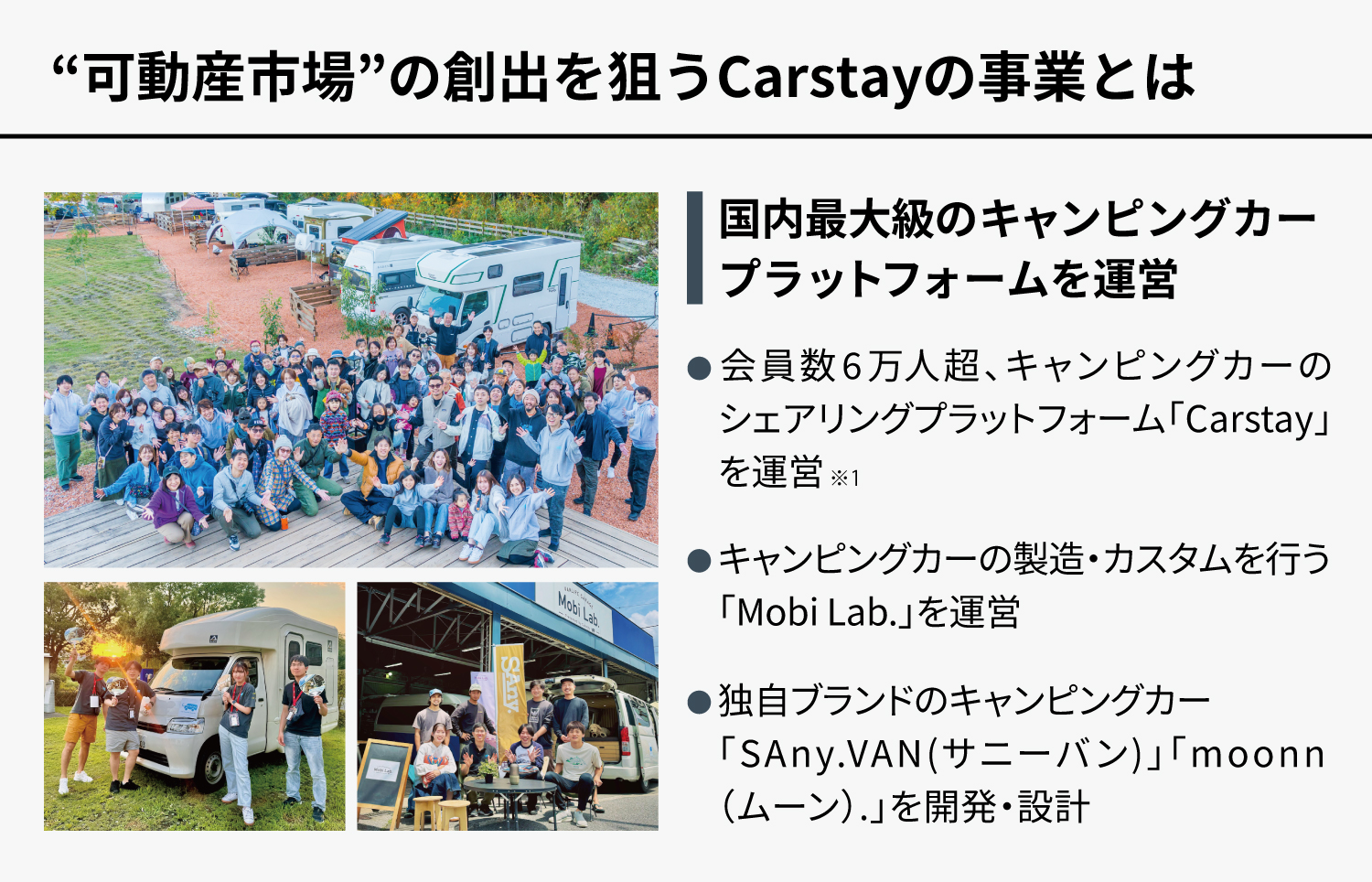 Carstayのサービス概要