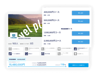1口約10万円から投資が可能